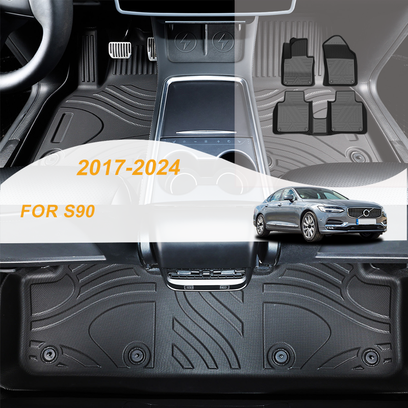 【LHD】For Volvo For S90 2017-2024 TPE Car Floor Mats