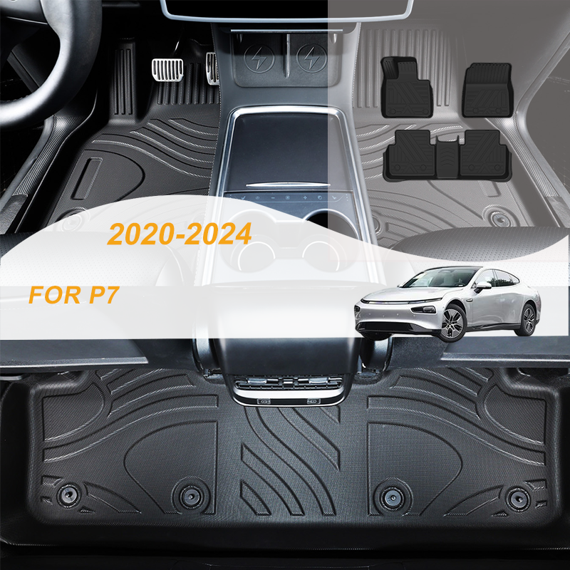 【LHD】For XPENG For P7 2020-2024 TPE Car Floor Mats