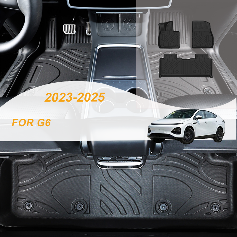 【LHD】For XPENG For G6 2023-2025 TPE Car Floor Mats