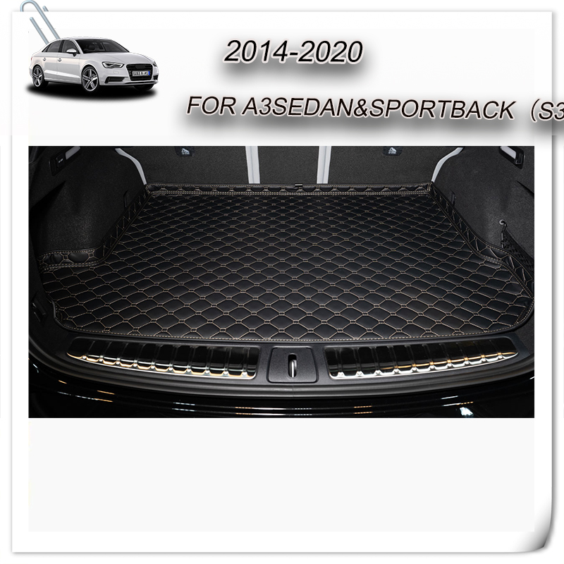 For Audi A3 Sedan&Sportback（S3）2014-2020 Custom Fit Trunk Mat