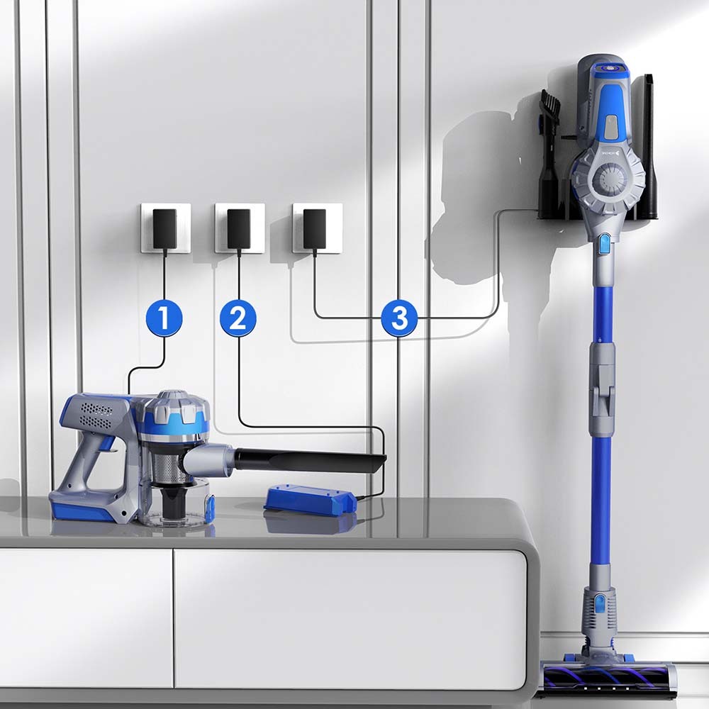 Cordless Stick Vacuum Cleaner Ikono IK-S107 OEM Supply,Ikono Cleaning Appliance,Cordless Stick Vacuum Cleaner BVC-S107 2600mAh Touch Screen OEM | Ikono