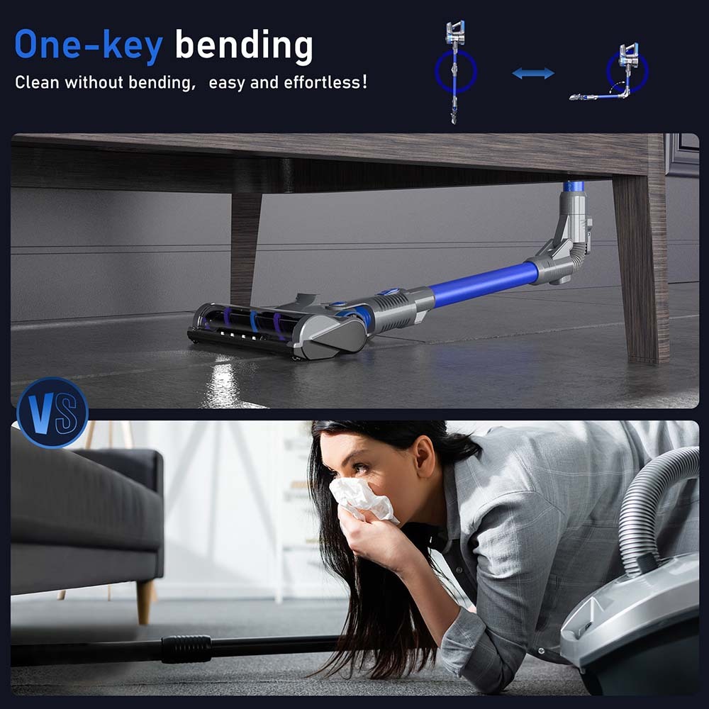 Cordless Stick Vacuum Cleaner Ikono IK-S107 OEM Supply,Ikono Cleaning Appliance,Cordless Stick Vacuum Cleaner BVC-S107 2600mAh Touch Screen OEM | Ikono