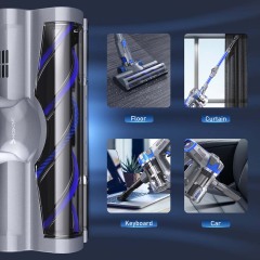 Cordless Stick Vacuum Cleaner Ikono IK-S107 OEM Supply,Ikono Cleaning Appliance,Cordless Stick Vacuum Cleaner BVC-S107 2600mAh Touch Screen OEM | Ikono