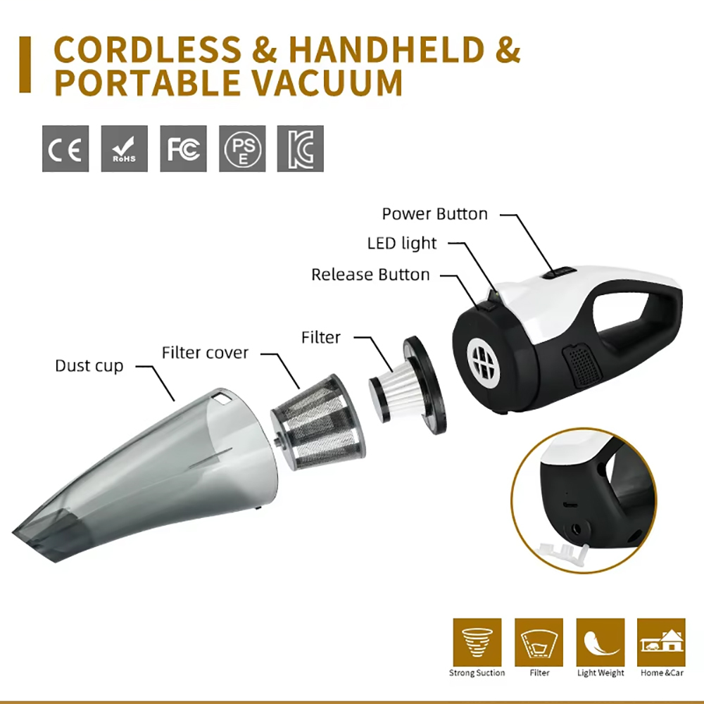 Handheld Portable Vaccum Cleaner IK-081 for Car OEM Supply,Ikono Cleaning Appliance,Handheld Portable Vacuum Cleaner IK-081 for car OEM Supply