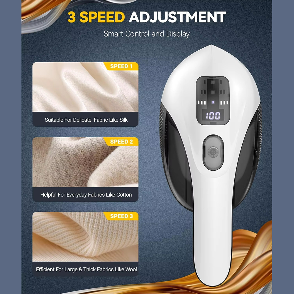 Lint Remover, Rechargeable LED Display Handheld Fabric Shaver,Ikono Cleaning Appliance,Lint Remover, Portable Electric Clothes Hairball Trimmer Wholesale