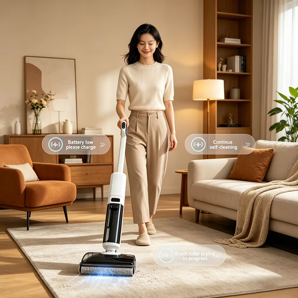Dry and Wet Self-Cleaning Floor Cleaner Ikoon IK-T10 OEM Supply,Ikono Cleaning Appliance,Cordless Wet Dry Floor Washer Self-Cleaning | Ikono IK-T10