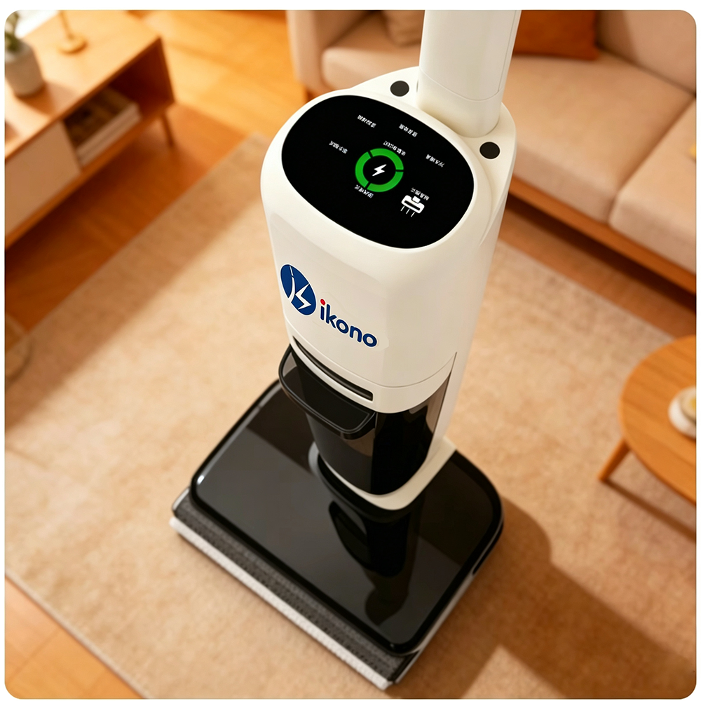 Dry and Wet Self-Cleaning Floor Cleaner Ikoon IK-T10 OEM Supply,Ikono Cleaning Appliance,Cordless Wet Dry Floor Washer Self-Cleaning | Ikono IK-T10
