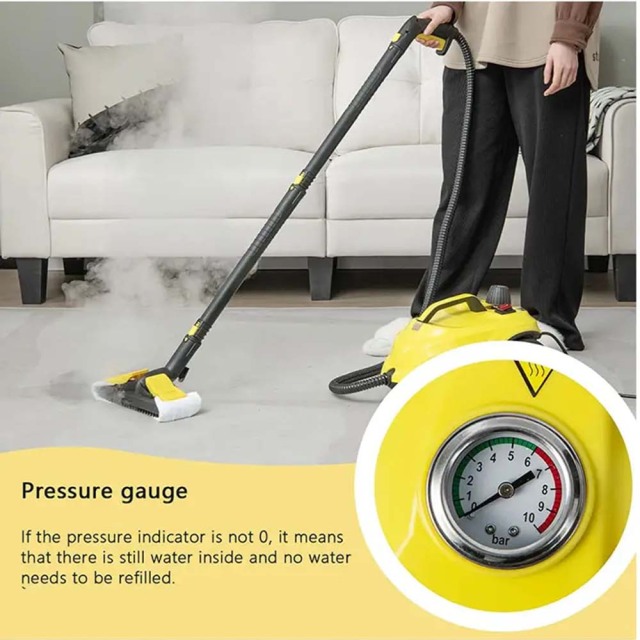 High Pressure Multi-purpose Steam Cleaner Ikono IK-8620 OEM Supply,Ikono Cleaning Appliance,5Bar Steam Cleaner IK-8620 360° Rotating Brush 2L Stainless Tank OEM