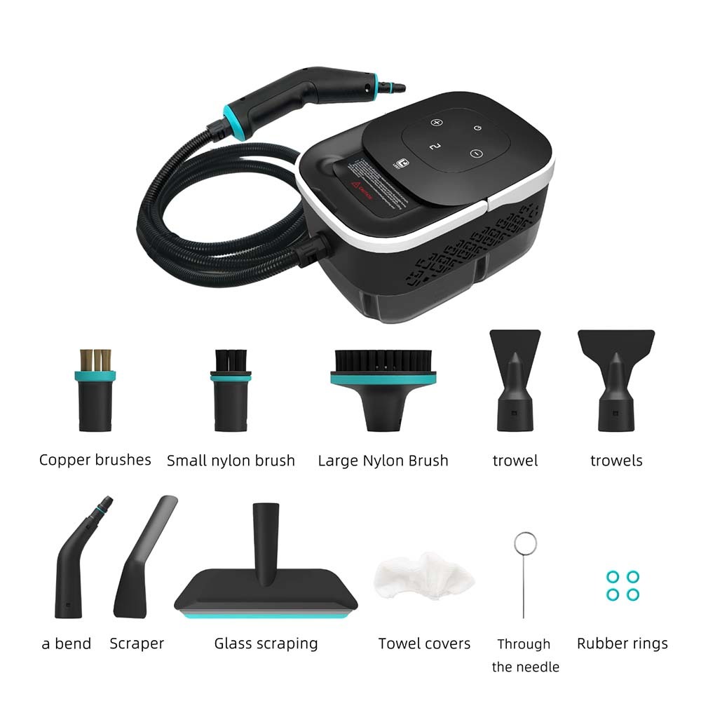 Fast Heat Multi-purpose Steam Cleaner Ikono IK-C2 OEM Supply,Ikono Cleaning Appliance,1500W 4Bar Steam Cleaner HY-C2 15s Fast Preheat 1250ml Tank EU OEM | Ikono