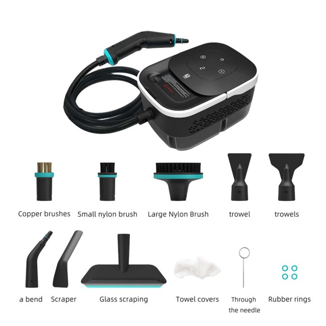 Fast Heat Multi-purpose Steam Cleaner Ikono IK-C2 OEM Supply,Ikono Cleaning Appliance,1500W 4Bar Steam Cleaner HY-C2 15s Fast Preheat 1250ml Tank EU OEM | Ikono