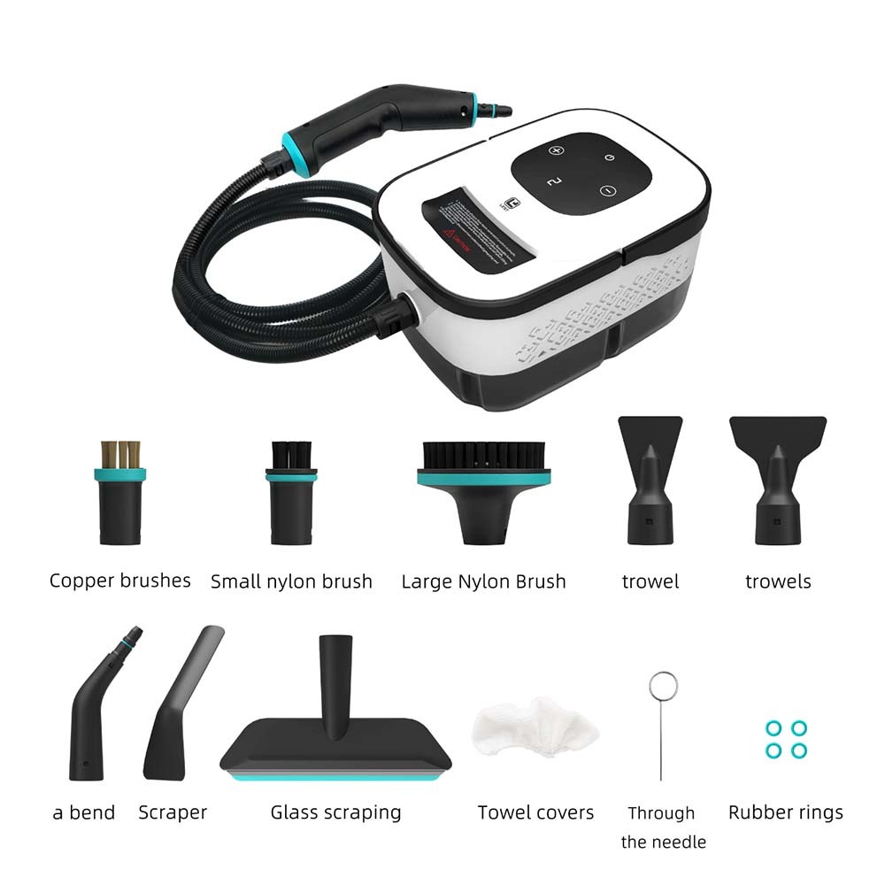 Fast Heat Multi-purpose Steam Cleaner Ikono IK-C2 OEM Supply,Ikono Cleaning Appliance,1500W 4Bar Steam Cleaner HY-C2 15s Fast Preheat 1250ml Tank EU OEM | Ikono