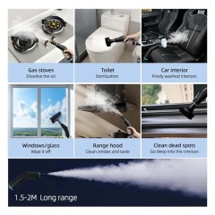 Fast Heat Multi-purpose Steam Cleaner Ikono IK-C2 OEM Supply,Ikono Cleaning Appliance,1500W 4Bar Steam Cleaner HY-C2 15s Fast Preheat 1250ml Tank EU OEM | Ikono