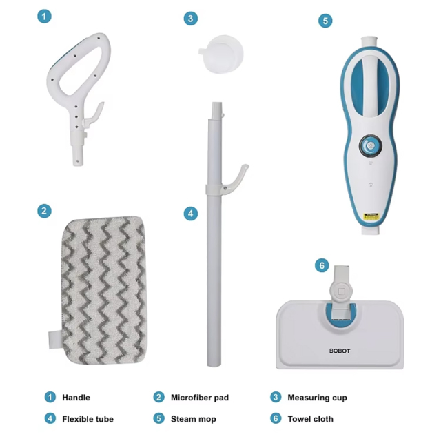 Steam Mop Multifunctional Cleaning Ikono Ik-SM-X803 OEM Supply,Ikono Cleaning Appliance,Household Steam Cleaning Machine 99.9% Sterilization Multi-use Mop