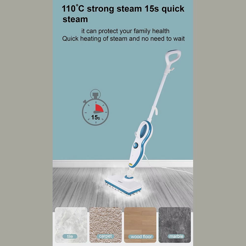 Steam Mop Multifunctional Cleaning Ikono Ik-SM-X803 OEM Supply,Ikono Cleaning Appliance,Household Steam Cleaning Machine 99.9% Sterilization Multi-use Mop