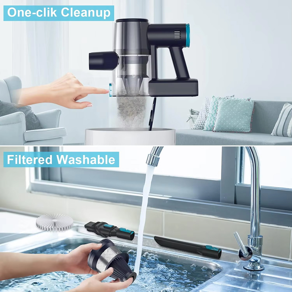 Cordless Vacuum Cleaner BLDC 350W High Power Ikono IK-C8 for Pet Hair Home Wholesale,Ikono Cleaning Appliance,Handheld Cyclone Dry Vacuum 350W Brushless For Hotel Car