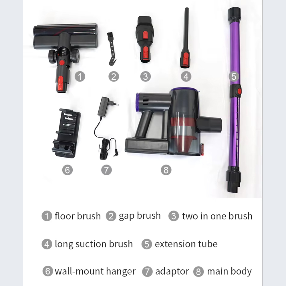 Cordless Vacuum Cleaner BLDC 350W High Power Ikono IK-C8 for Pet Hair Home Wholesale,Ikono Cleaning Appliance,Handheld Cyclone Dry Vacuum 350W Brushless For Hotel Car