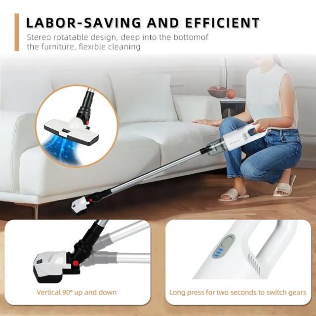 Vacuum Cleaner Portable Ikono Ik-A031 for Home Car OEM Supply,Ikono Cleaning Appliance,Wet Dry Cordless Vacuum Cleaner 8000Pa Suction HEPA Filter