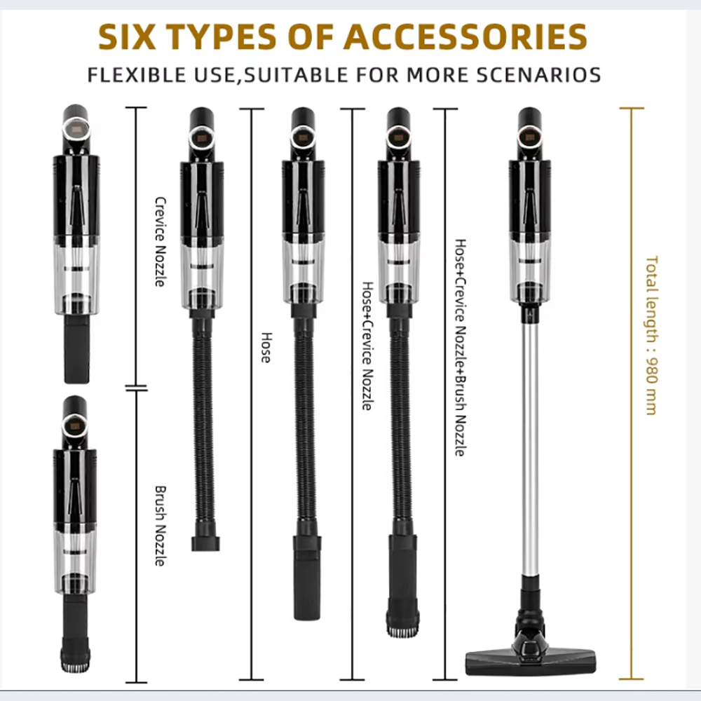 Cordless Vacuum Cleaner With LED Lights Ikono IK-A061 for Car Home Wholesale,Ikono Cleaning Appliance,Ikono A-061 LED Handheld Wet Dry Cordless Vacuum Cleaner