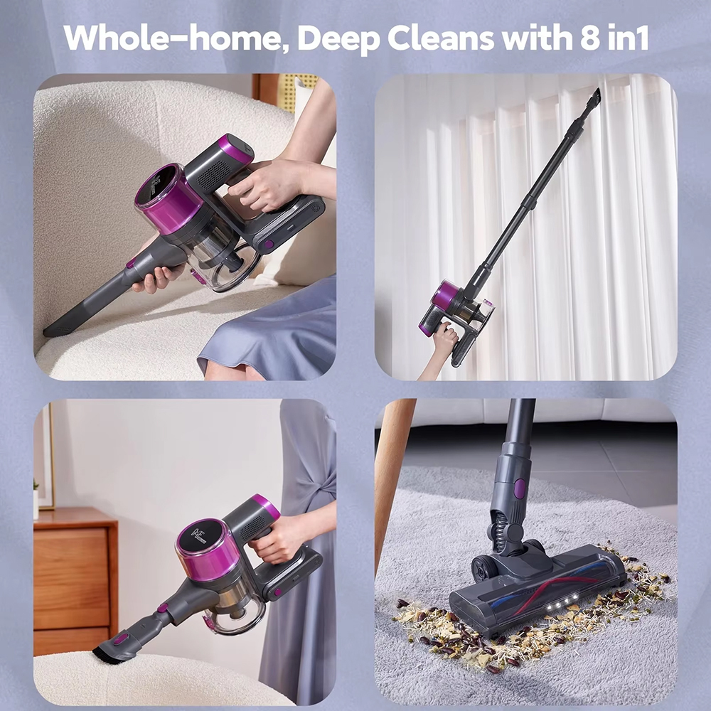 Cordless Portable Vacuum Cleaner Ikono IK-VC600 for Home Office & Car Use,Ikono Cleaning Appliance,Handheld Electric Cordless Lightweight Portable Dry HEPA Filter Vacuum Cleaner for Home Office & Car Use