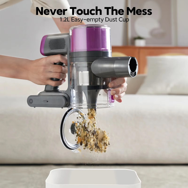 Cordless Portable Vacuum Cleaner Ikono IK-VC600 for Home Office & Car Use,Ikono Cleaning Appliance,Handheld Electric Cordless Lightweight Portable Dry HEPA Filter Vacuum Cleaner for Home Office & Car Use