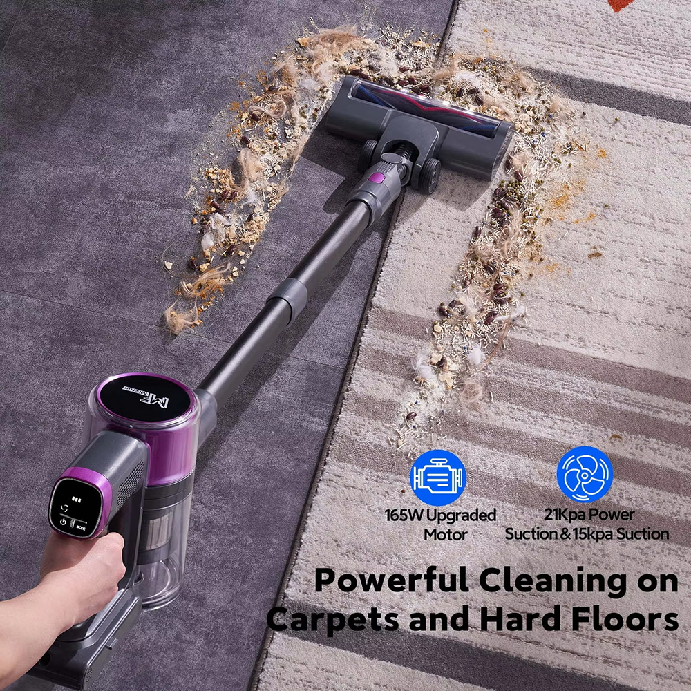 Vacuum Cleaner Brushless High-Suction Ikono IK-VC600B OEM Supply,Ikono Cleaning Appliance,300W Brushless Cordless Vacuum 25KPa Suction For Pet Hair