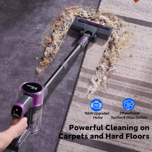 Vacuum Cleaner Brushless High-Suction Ikono IK-VC600B OEM Supply,Ikono Cleaning Appliance,300W Brushless Cordless Vacuum 25KPa Suction For Pet Hair