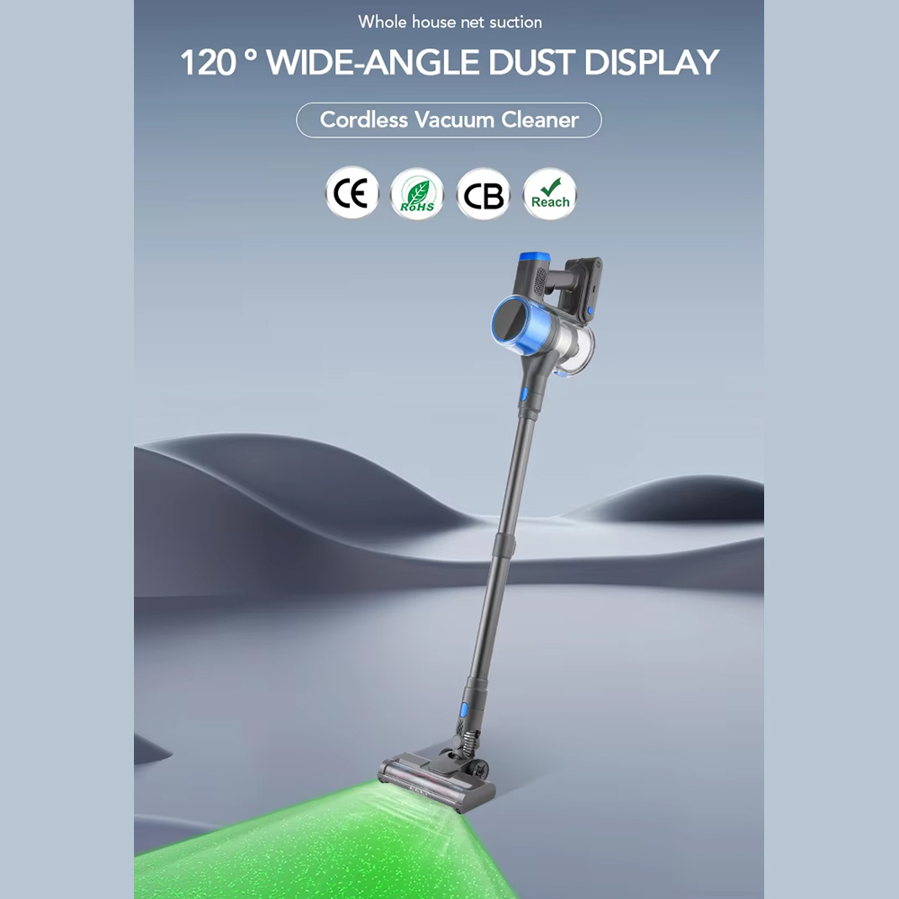 Vacuum Cleaner Brushless High-Suction Ikono IK-VC600B OEM Supply,Ikono Cleaning Appliance,300W Brushless Cordless Vacuum 25KPa Suction For Pet Hair