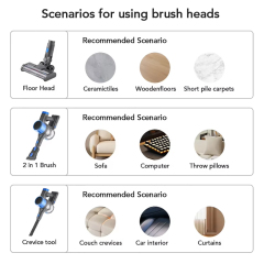 Vacuum Cleaner Brushless High-Suction Ikono IK-VC600B OEM Supply,Ikono Cleaning Appliance,300W Brushless Cordless Vacuum 25KPa Suction For Pet Hair
