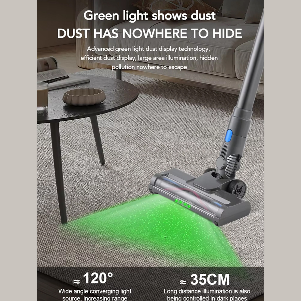 Vacuum Cleaner Brushless High-Suction Ikono IK-VC600B OEM Supply,Ikono Cleaning Appliance,300W Brushless Cordless Vacuum 25KPa Suction For Pet Hair