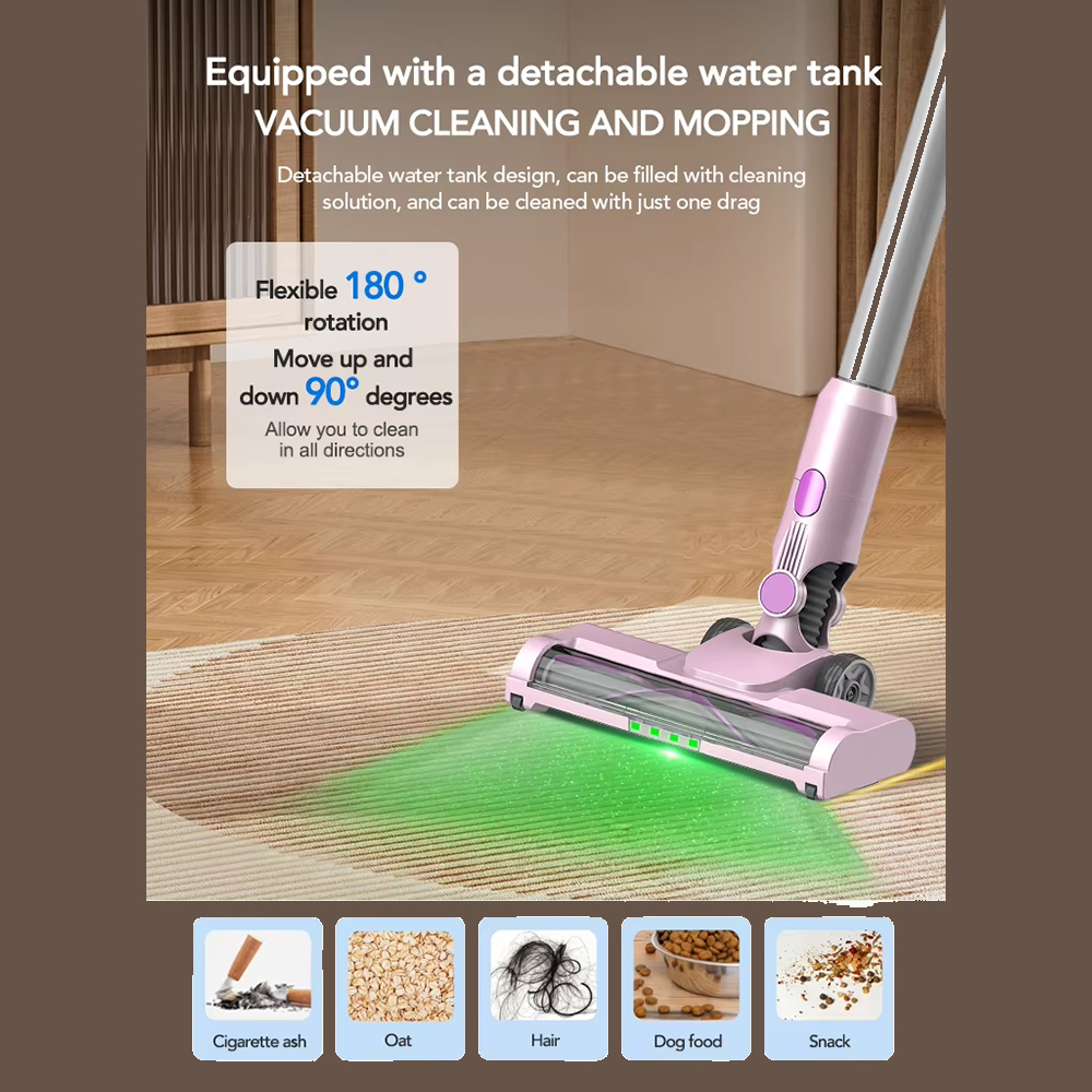 Cordless Stick Vacuum Cleaner Ikono Ik-VC601A For Cars Home,Ikono Cleaning Appliance,IK-VC601A 180W Cordless Vacuum 13KPa HEPA Handheld Cleaner