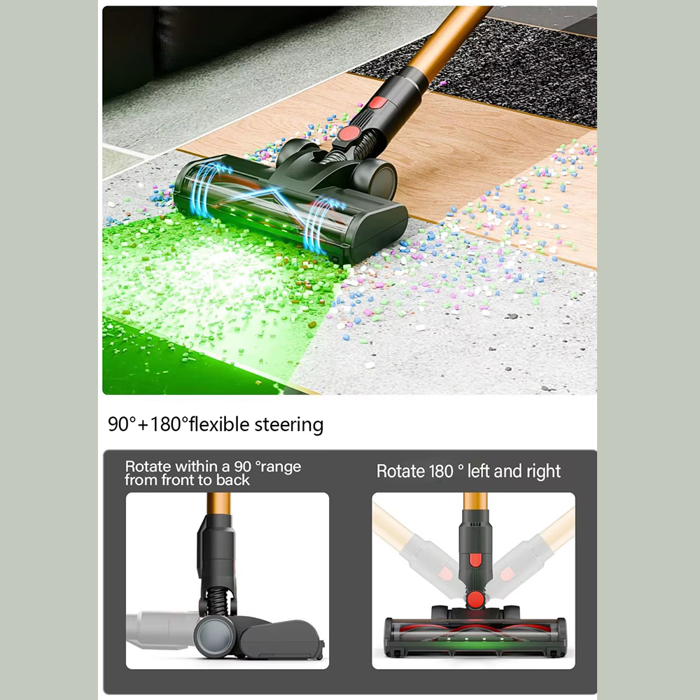 Cordless Stick Vacuum Cleaner 550W High Power Ikono Ik-VC728A OEM Supply,Ikono Cleaning Appliance,550W Cordless Stick Vacuum 180AW Strong Suction HEPA Cleaner