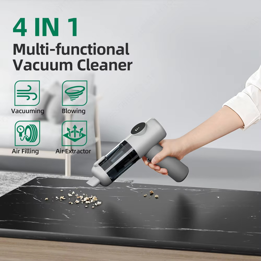 Cordless Car Vacuum Cleaner 18kPa Multi-Nozzles Ikono Ik-015k OEM Supply,Ikono Cleaning Appliance,120W 18KPa 4-in-1 Handheld Wireless Car Vacuum Cleaner