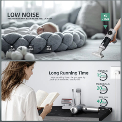 Cordless Car Vacuum Cleaner 18kPa Multi-Nozzles Ikono Ik-015k OEM Supply,Ikono Cleaning Appliance,120W 18KPa 4-in-1 Handheld Wireless Car Vacuum Cleaner
