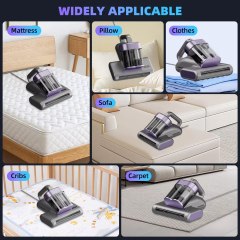 Mattress Vacuum Cleaner With Ultraviolet Uv Light Ikono IK-MVC307 Wholesale,Ikono Cleaning Appliance,500W 14Kpa Mattress Vacuum, UV-C Ultrasonic & Hot Air