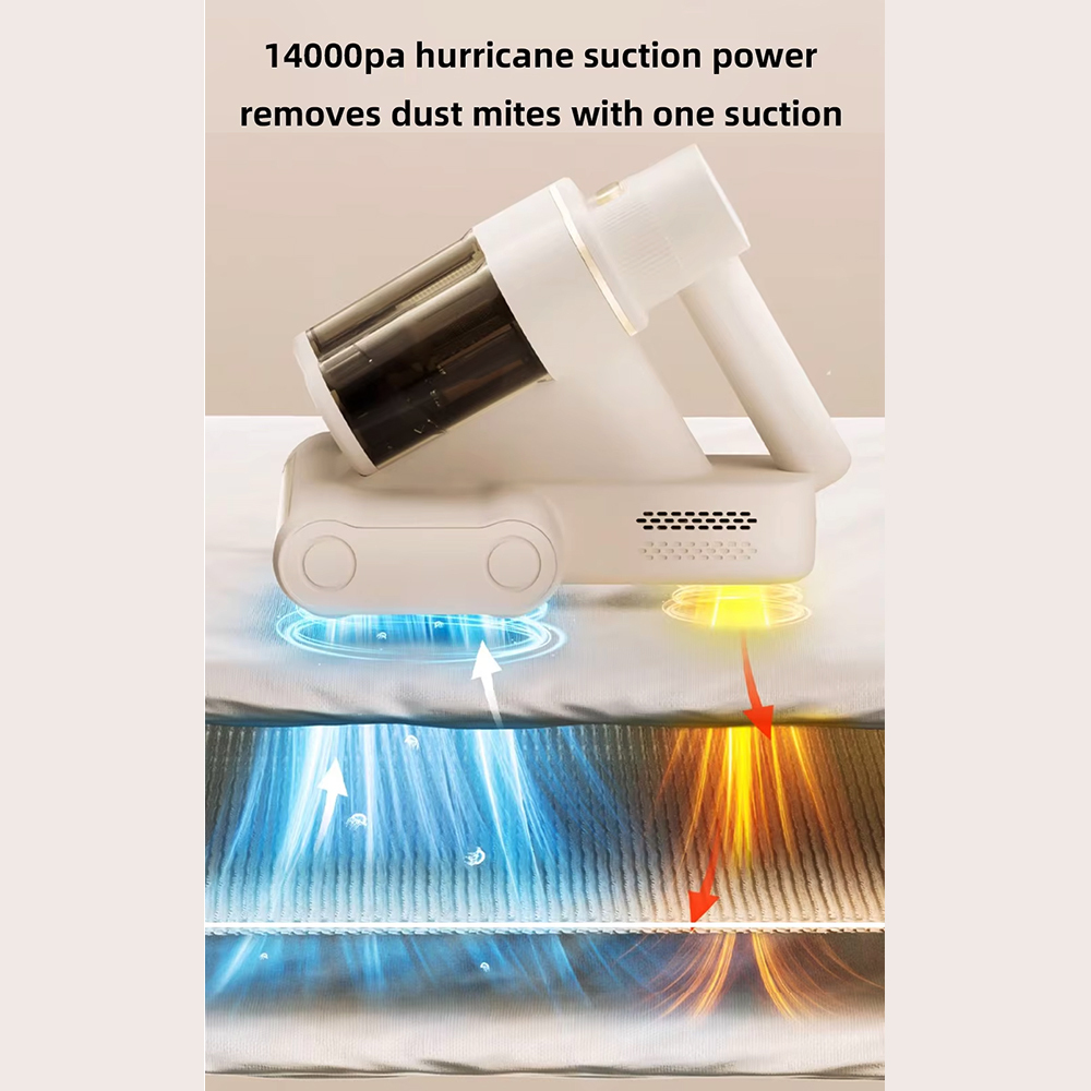Mattress Vacuum Cleaner Mite Remover UV Light Ikono Ik-mvc308 OEM Supply,Ikono Cleaning Appliance,Ultrasonic UV Mattress Dust Mite Vacuum,with hot air.