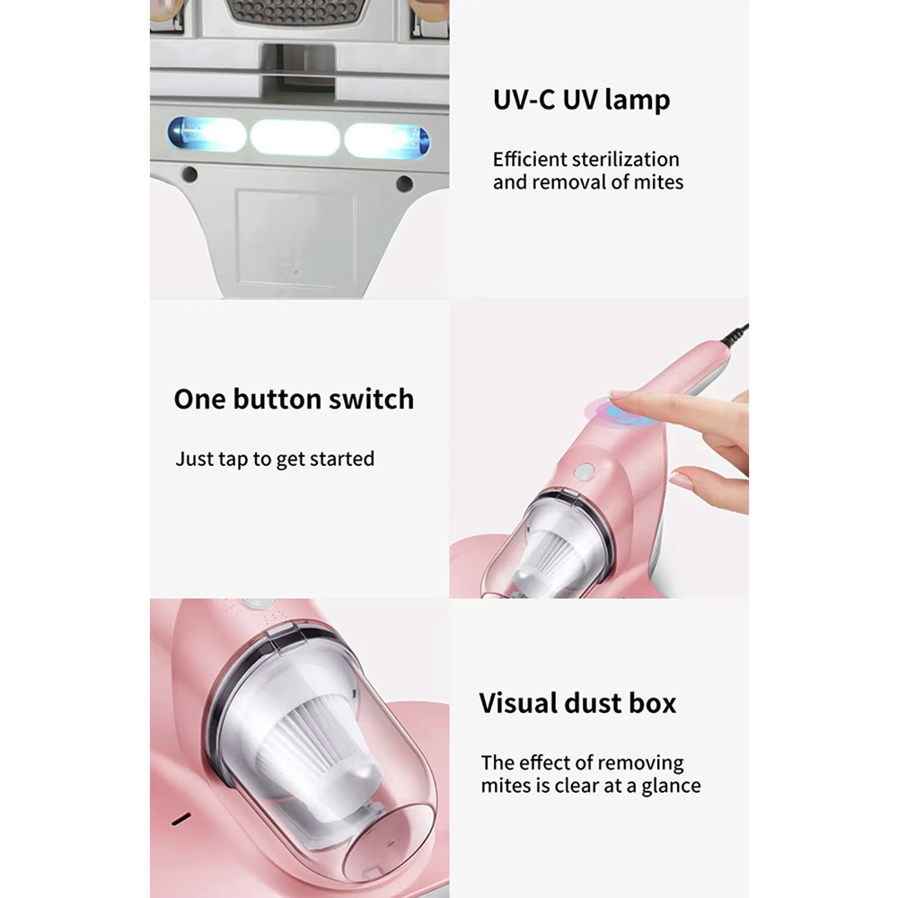 Portable Household UV Light Vacuum Cleaner Ikono Ik-mvcsc07 OEM Supply,Ikono Cleaning Appliance,UV Dust Mite Vacuum Cleaner, 10kPa Hot Air HEPA Filtration