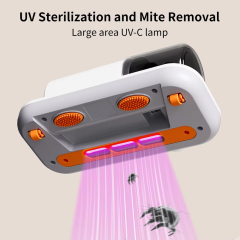 Household UV Light Vacuum Cleaner Dust Mite Controller Ik-mvcsc08 for Bed Mattresses Care and Remover,Ikono Cleaning Appliance,12kPa Handheld UV Mattress Dust Mite Remover Vacuum Cleaner