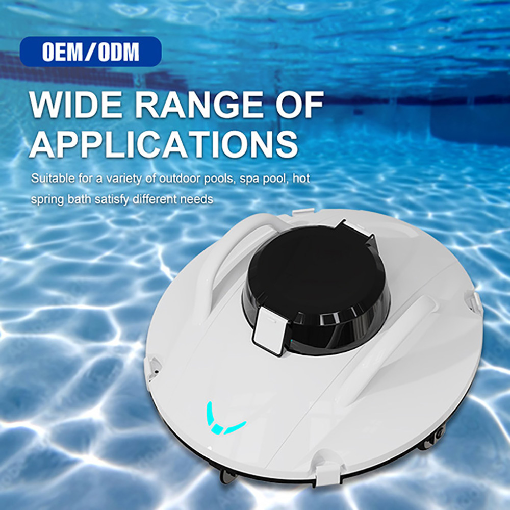 Cordless Robotic Pool Vacuum Cleaner - 80 Sqm ABS Automatic Pool Robot OEM Supply,Ikono Cleaning Appliance,Cordless Robotic Pool Cleaner Automatic Pool Cleaning Robot