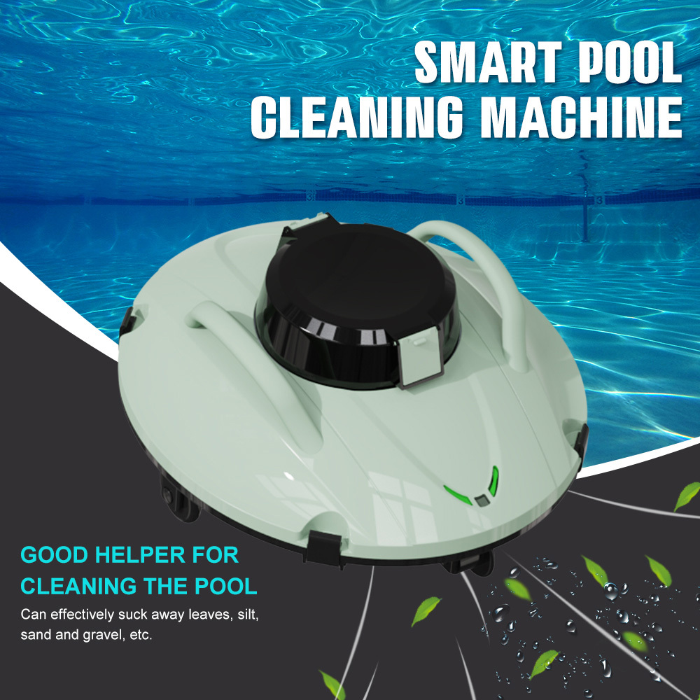 Cordless Robotic Pool Vacuum Cleaner - 80 Sqm ABS Automatic Pool Robot OEM Supply,Ikono Cleaning Appliance,Cordless Robotic Pool Cleaner Automatic Pool Cleaning Robot