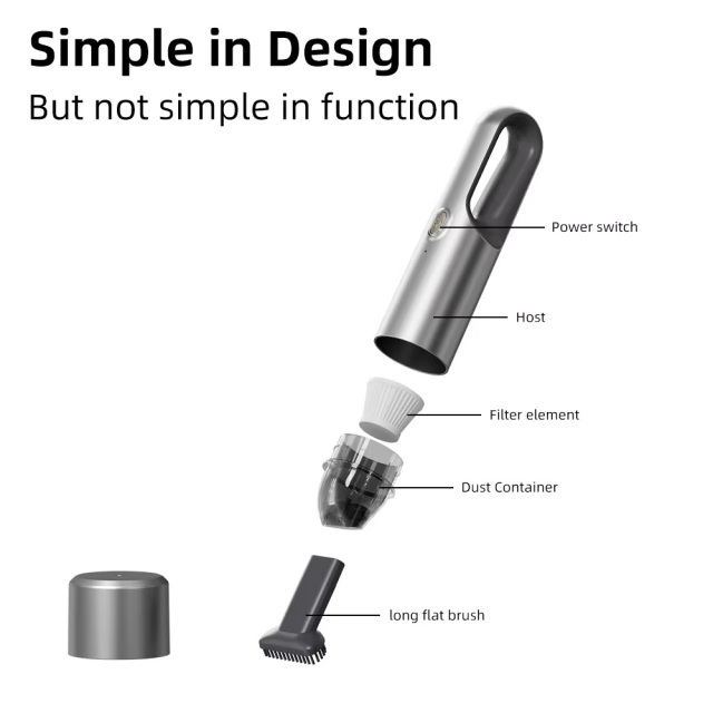 Portable 5000Pa Mini Rechargeable Handheld Vacuum Cleaner Wholesale,Ikono Cleaning Appliance,Portable 5000Pa Mini Rechargeable Handheld Vacuum Cleaner