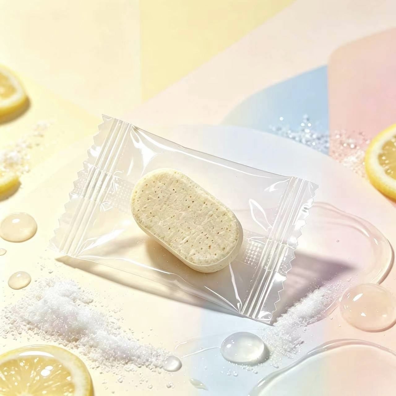 Hand Wash Effervescent Tablets Lemon 4g,gzxidi,Hand Wash Effervescent Tablets 4g