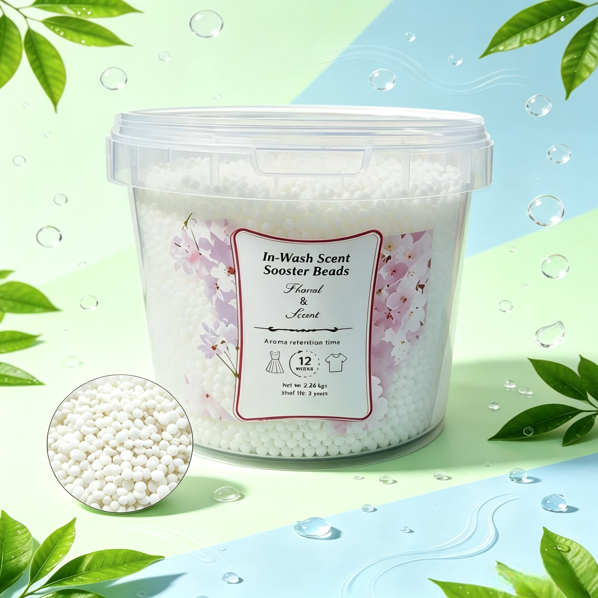 Laundry Scent Beads Vital Boost 2.26kg,gzxidi,Vital Boost In-Wash Scent Booster Beads, Long Lasting Laundry Fragrance Beads 2.26kg