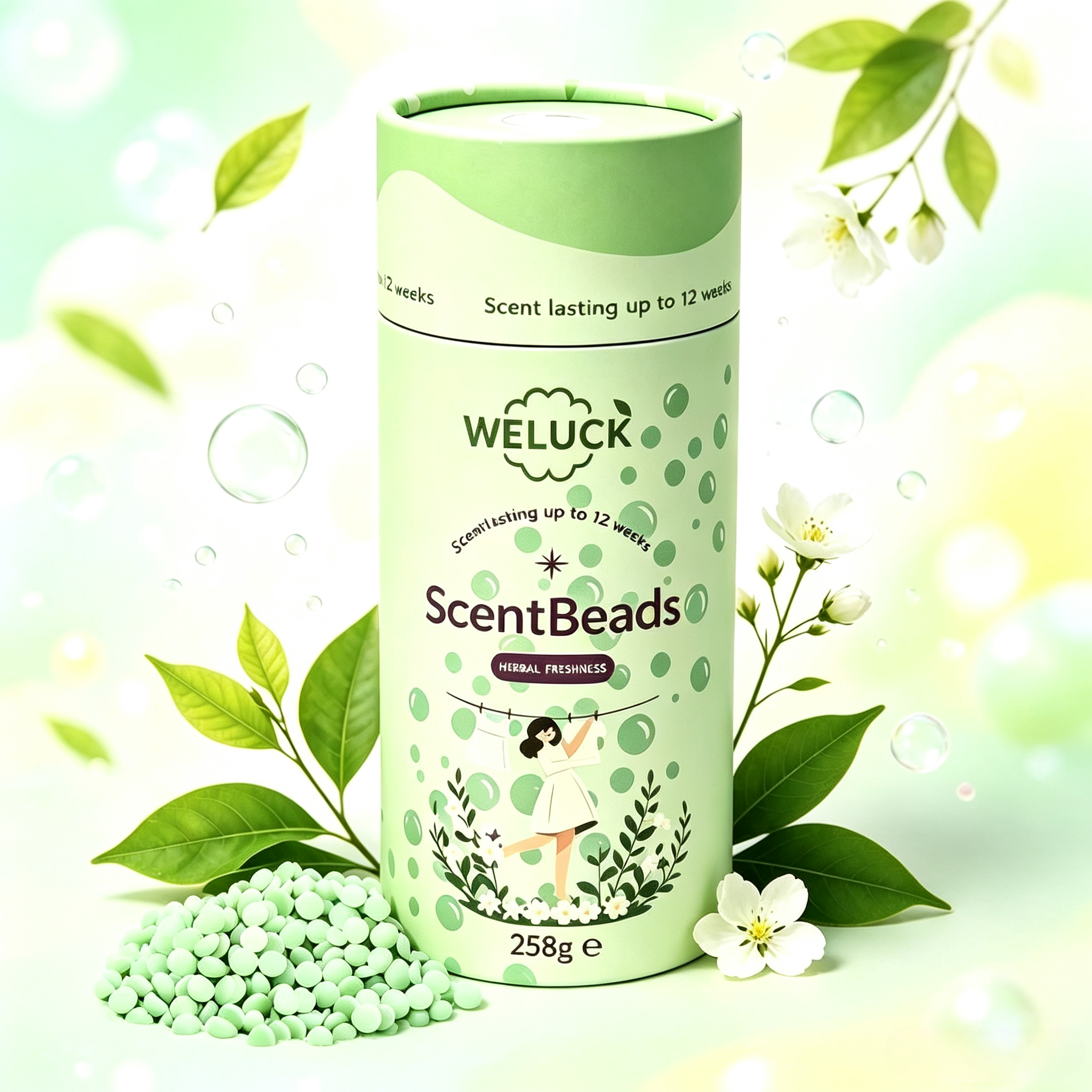 Laundry Scent Beads Herbal  258g,gzxidi,Laundry Scent Booster Beads