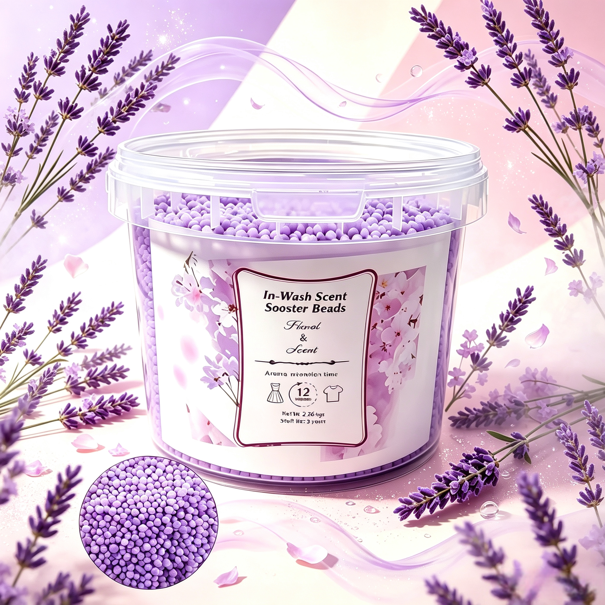 Laundry Scent Beads Lavender 2.26kg,gzxidi,Laundry Scent Beads Lavender 2.26kg