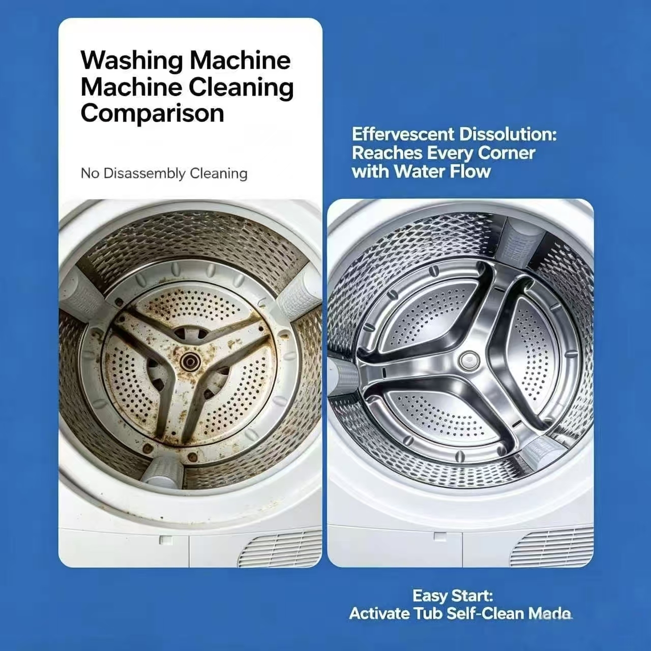 Washing Machine Drum  Tablets 12 Pieces,gzxidi,Washing Machine Drum  Tablets 12 Pieces