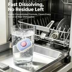 Dishwasher Cleaner Tablets 20 Tablets,gzxidi,WELUCK Dishwasher Cleaner Effervescent Tablets | Lemon Scent Dishwasher Tablets