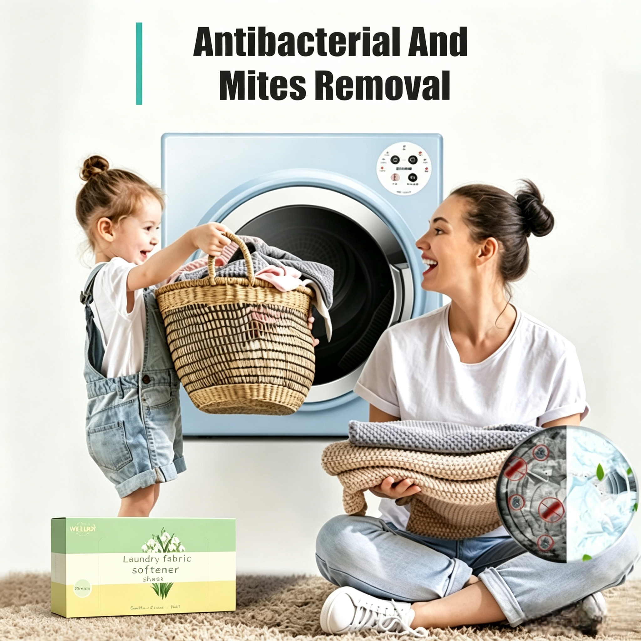 Laundry Fabric Softener Sheets 40 Sheets,gzxidi,Laundry Fabric Softener Sheets 40 Sheets