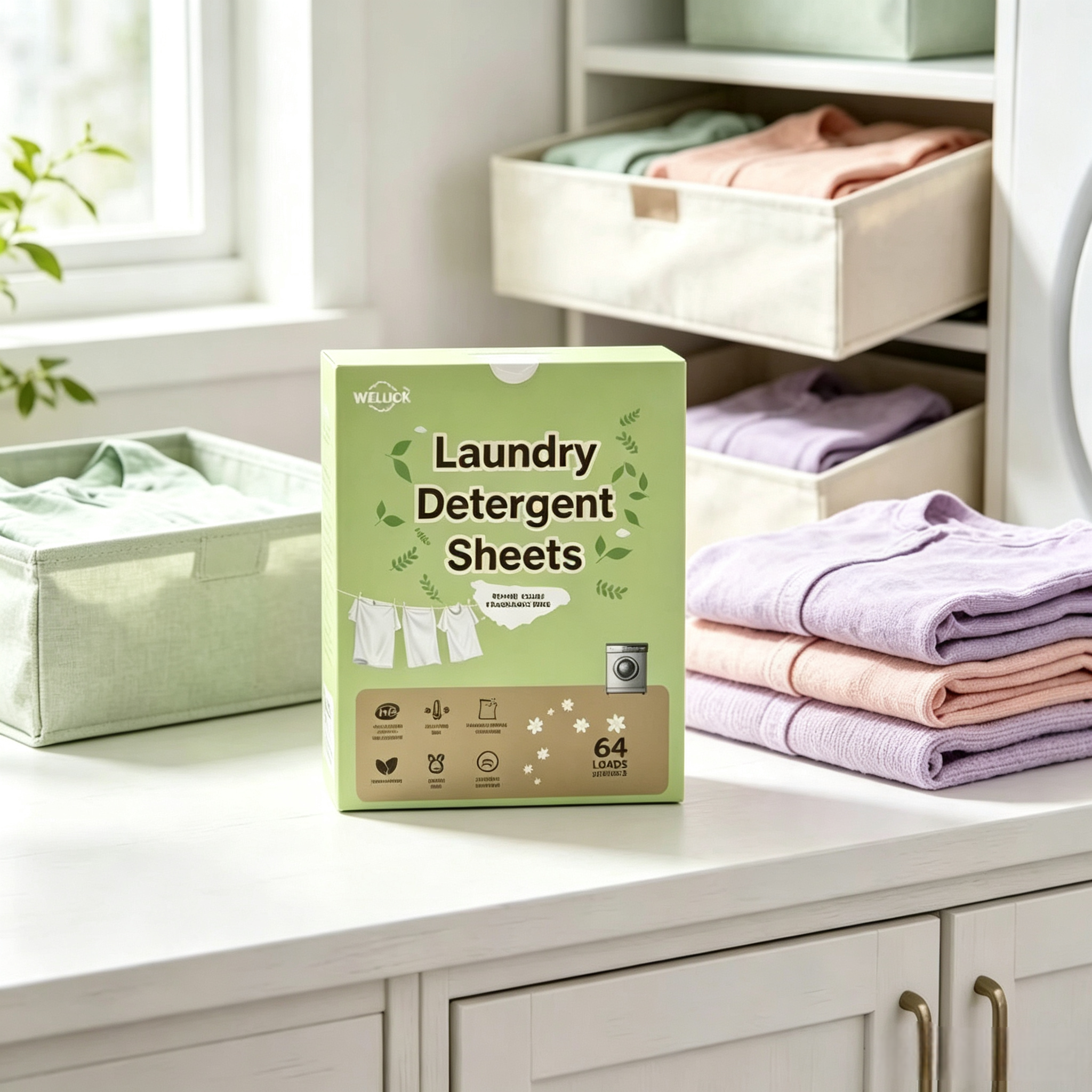 Laundry Detergent Sheets 32 Sheets,gzxidi,Laundry Detergent Sheets