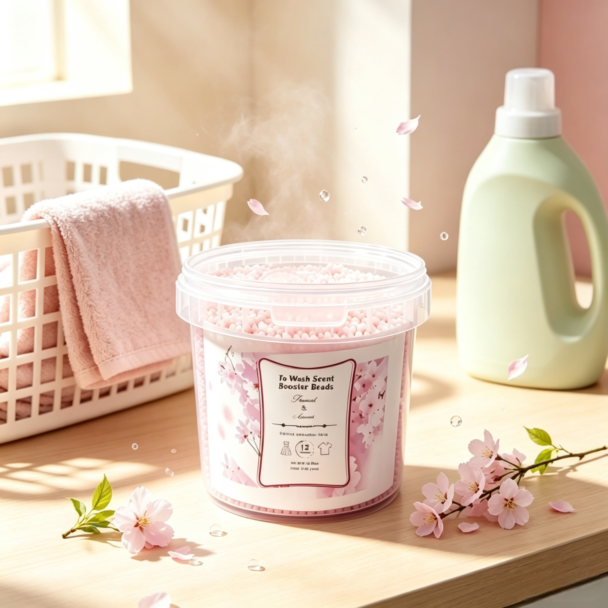 Laundry Scent Beads Cherry Blossom 2.26kg,gzxidi,Laundry Scent Beads Cherry Blossom 2.26kg