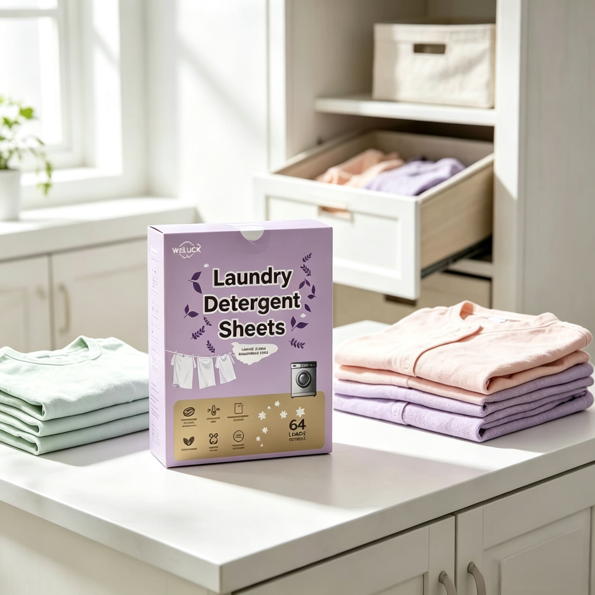 Laundry Detergent Sheets 32 Sheets,gzxidi,Laundry Detergent Sheets